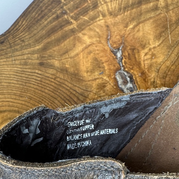 Guess Y2K Studded Distressed Brown Leather Sandals Mens Size 9 - Picture 11 of 14